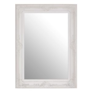 Barstik Rectangular Wall Mirror In Antique White
