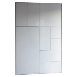 Broadheath Rectangular Wall Bedroom Mirror In Silver