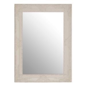 Comato Rectangular Wall Mirror In White