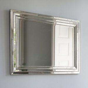 Everett Rectangular Wall Mirror With Metal Frame