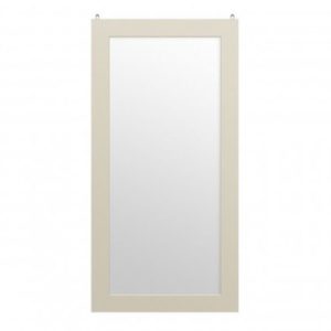 Serenity Rectangular Wall Bedroom Mirror In Ivory Frame